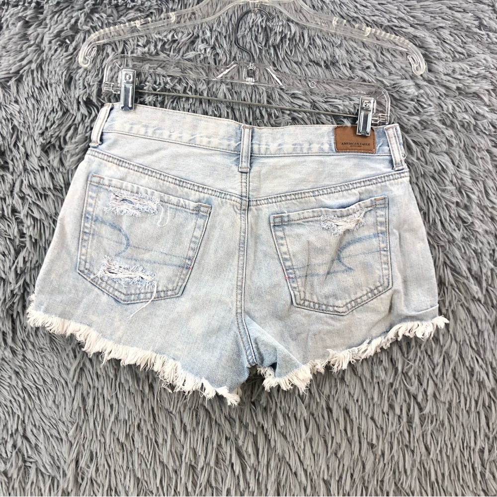 American Eagle Outfitters Shorts Size 4 Tom Girl Shortie Distressed Raw Hem